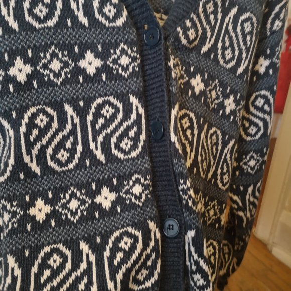 2/$40 Milano Sport v-neck button oversize cardigan sweater - Picture 8 of 8